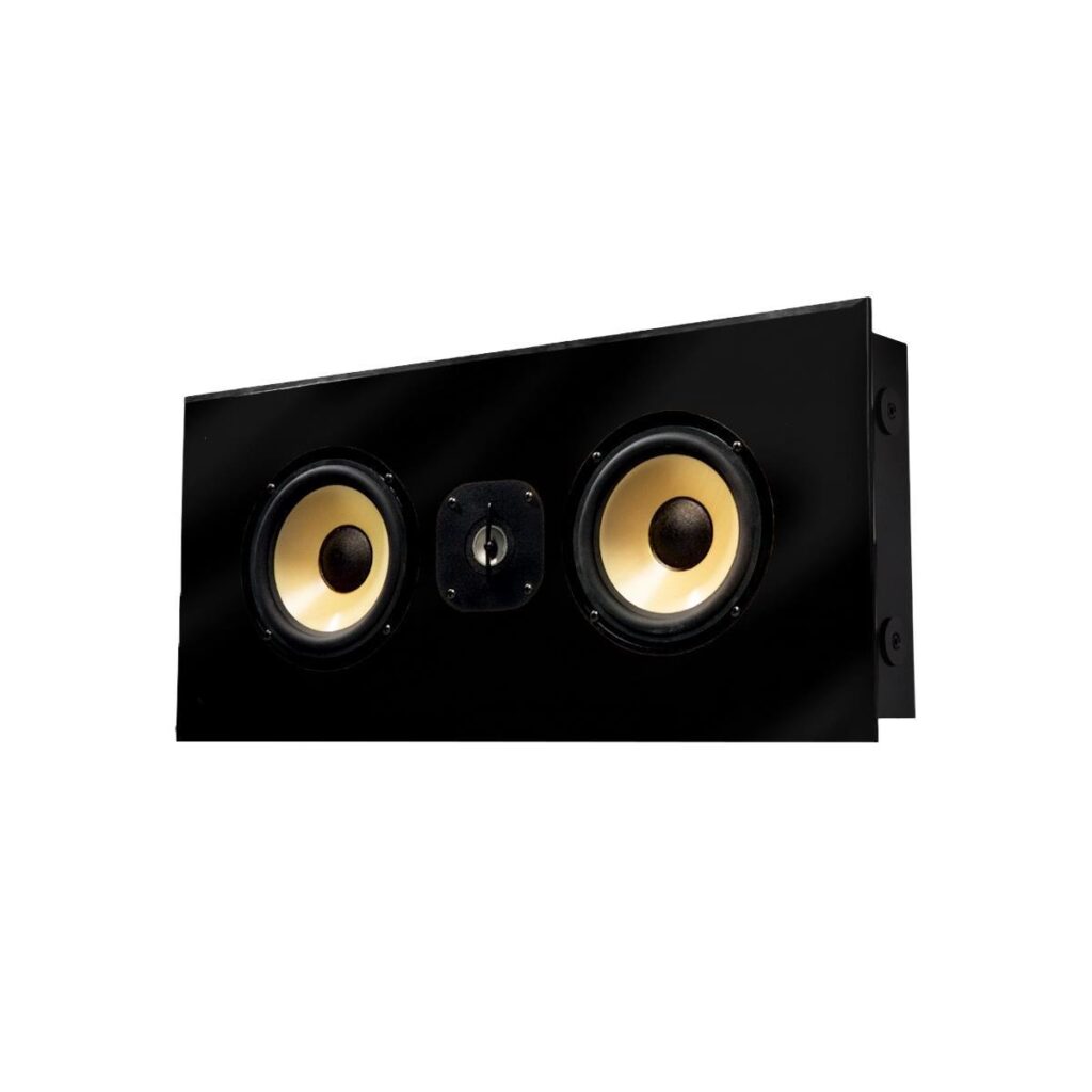 Induction Dynamics C2.IW 2Way Center Channel InWall Speaker, Black