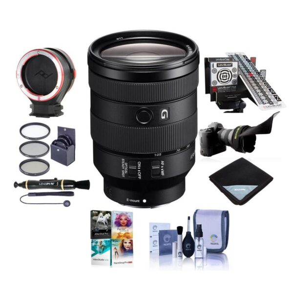 Sony FE 24-105mm f4 G OSS E-Mount Lens With Free PC Accessory Bundle